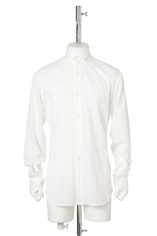 RICO COMFORT STAND COLLAR SHIRT / 002:NATURAL WHITE