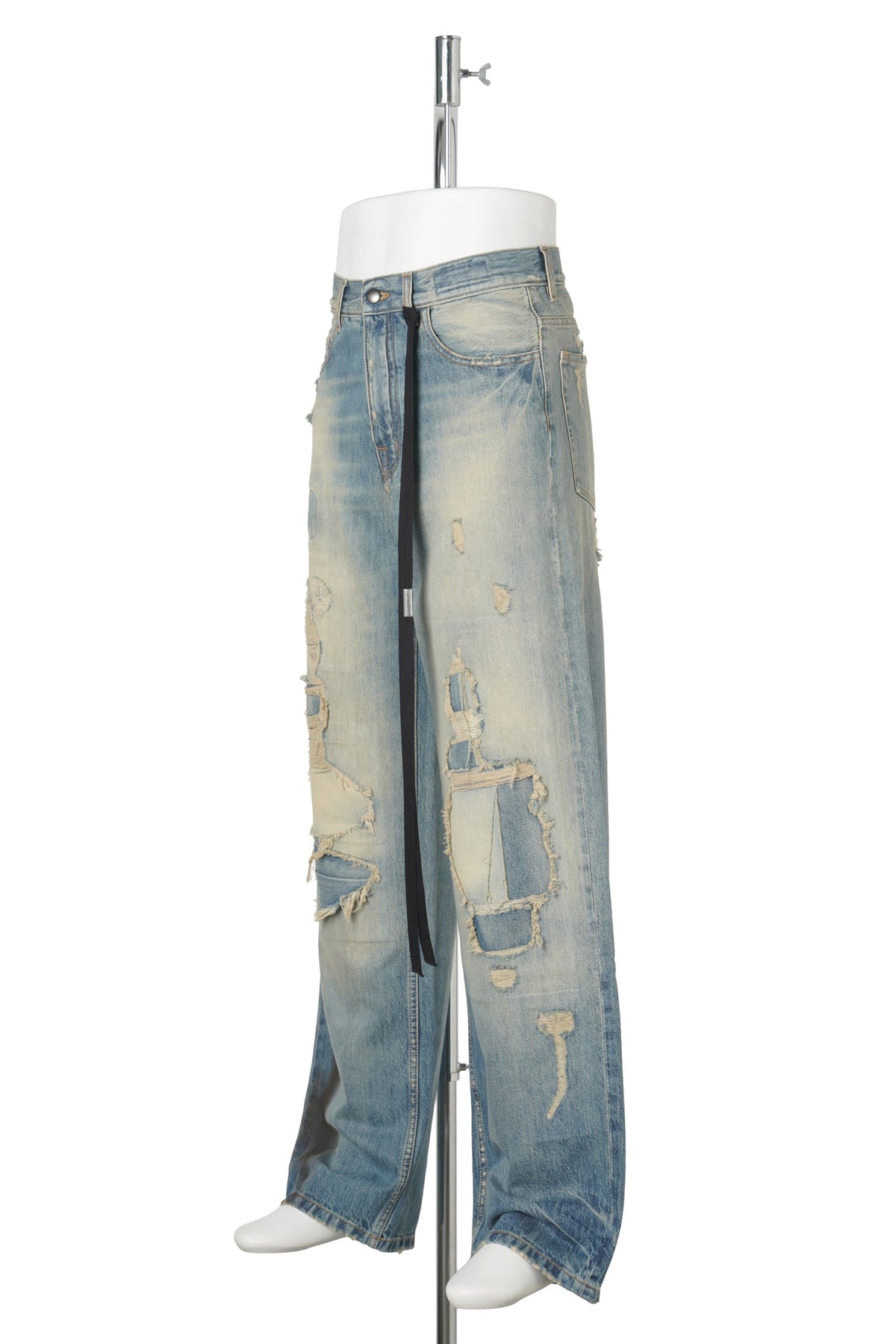 EVAN 5-POCKETS STRAIGHT LEG LOOSE TROUSERS / 052:SKY BLUE