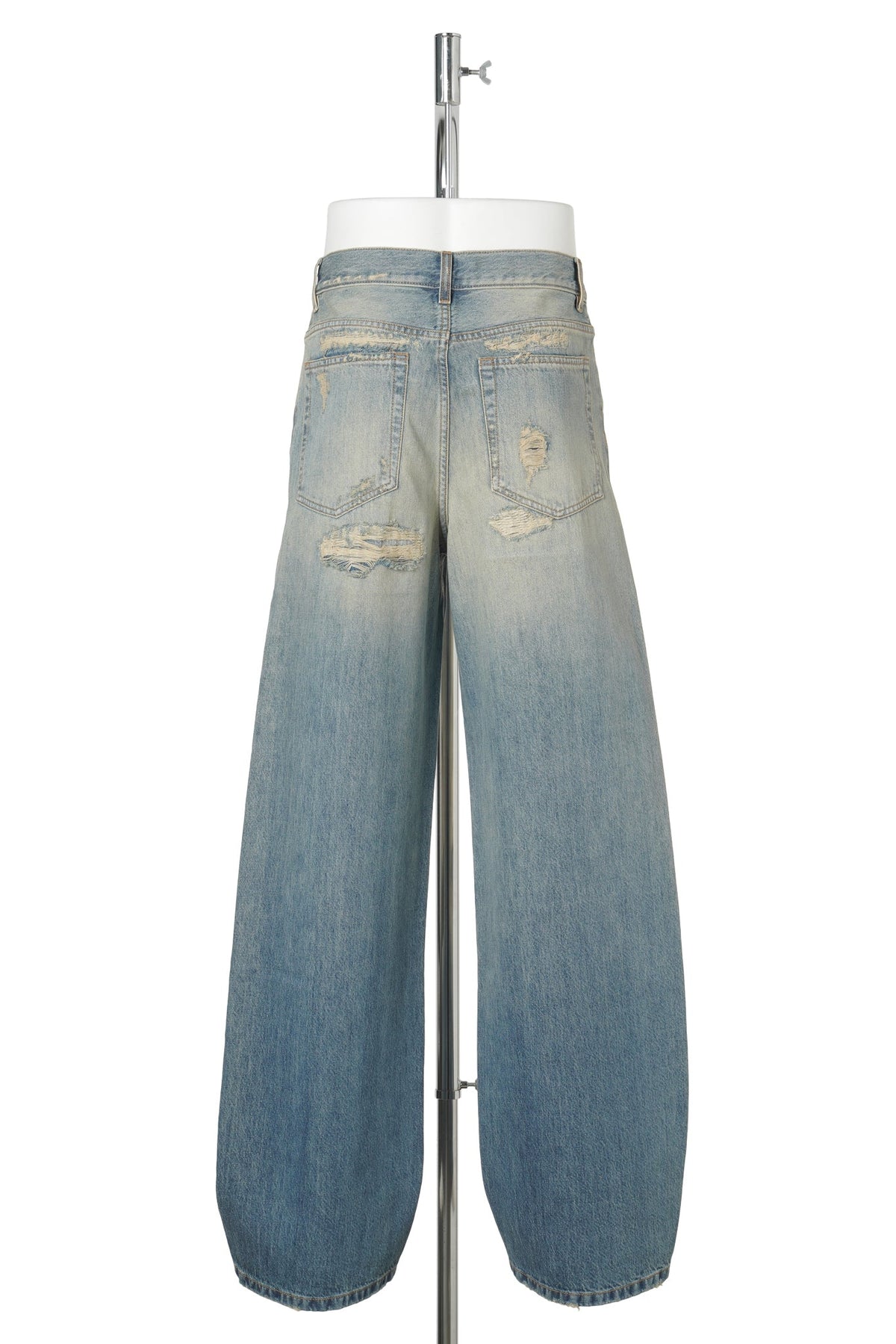 EVAN 5-POCKETS STRAIGHT LEG LOOSE TROUSERS / 052:SKY BLUE