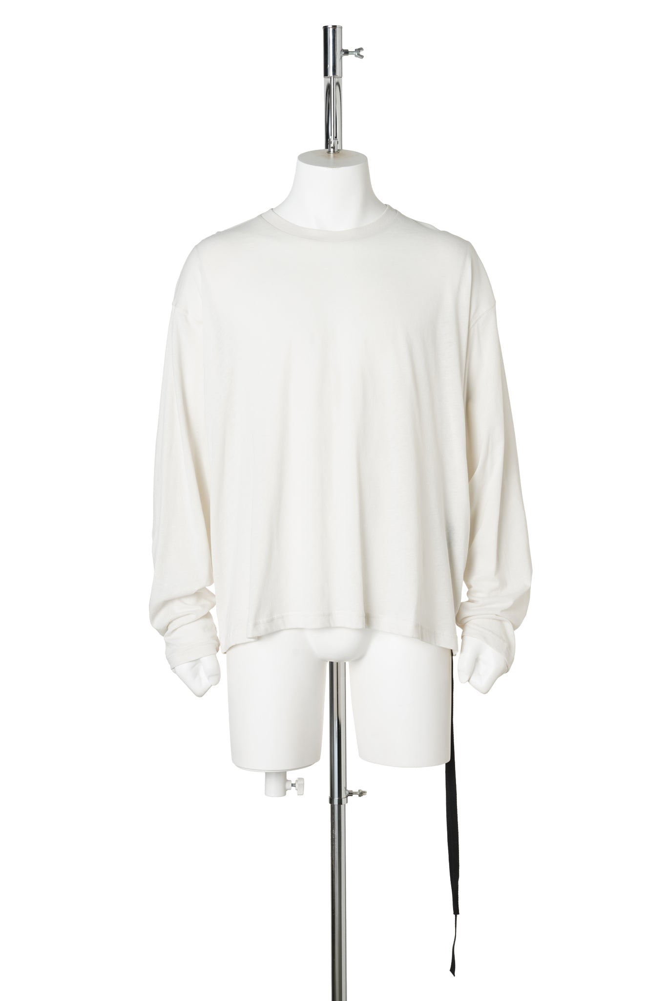 EMIL RELAX FIT LONG SLEEVE BOXY T-SHIRT WITH "THE SCHOOL BOY" PRINT / 003:IVORY