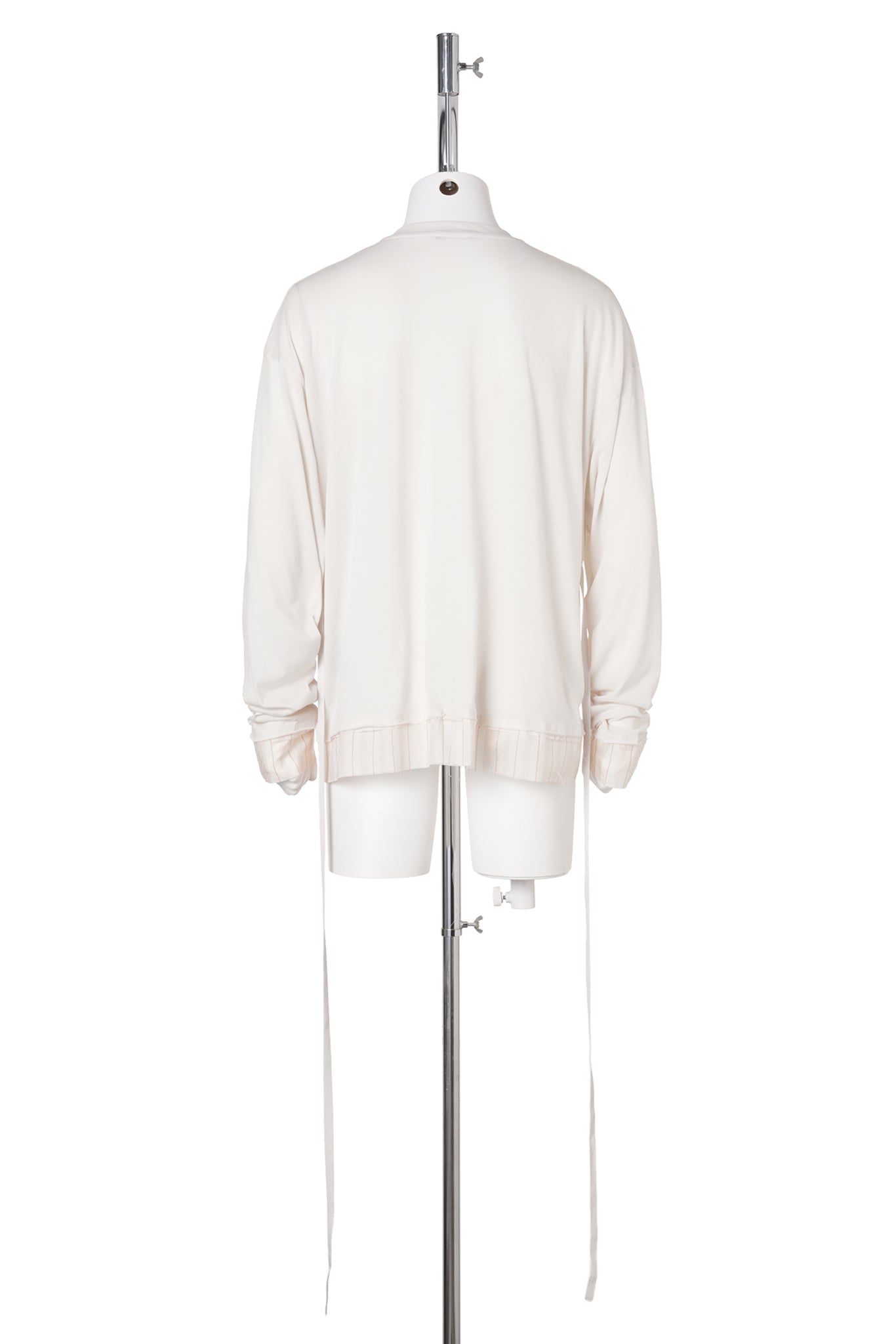 LAS RELAX FIT BOXY SERAFINO W/ CONTRAST EDGE AND MONOGRAM EMBROIDERY / 003:IVORY