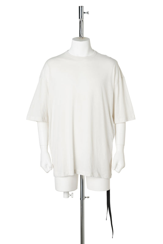 DIETER HIGH COMFORT FIT T-SHIRT WITH "LOST LETTER" PRINT / 003:IVORY
