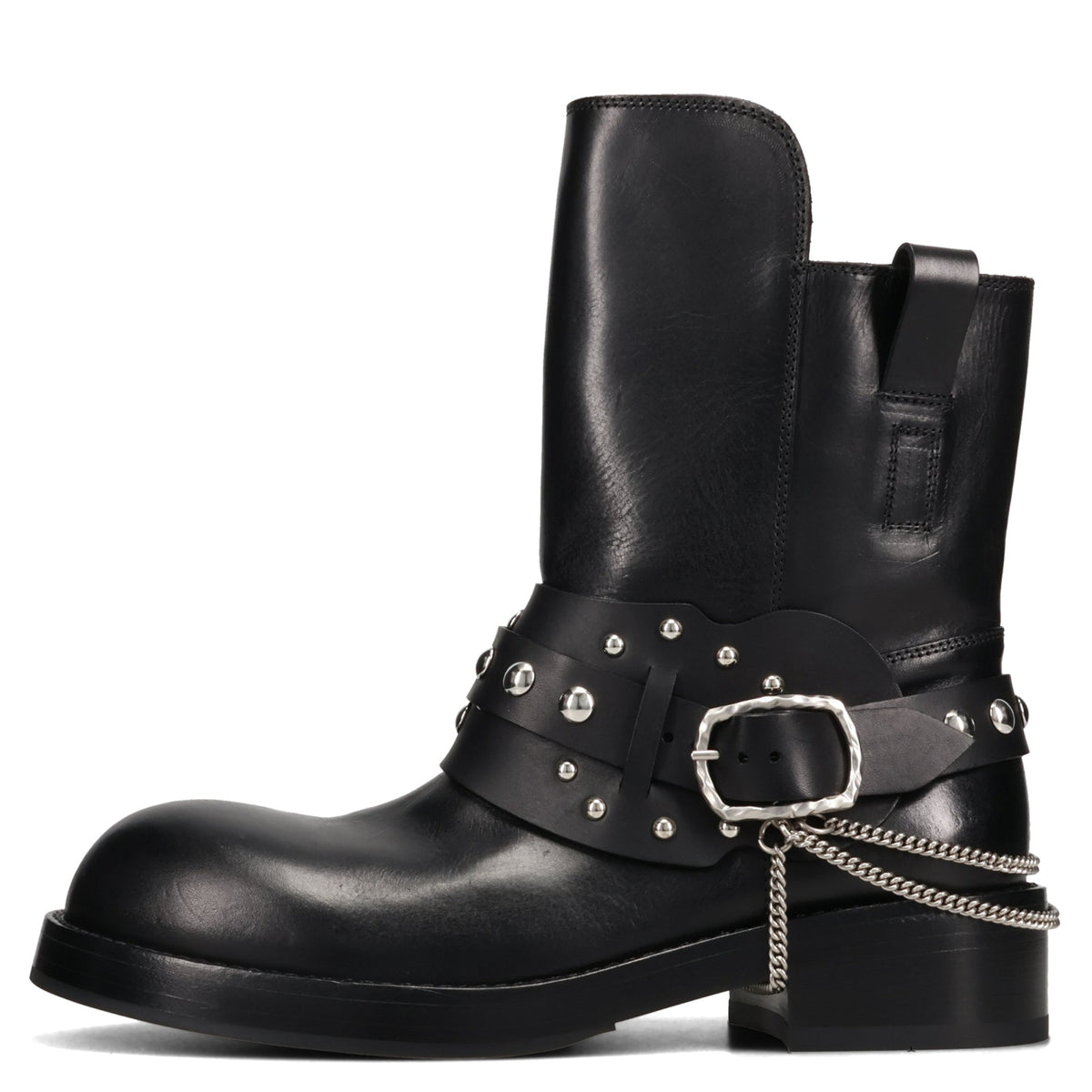 BOA SHORT RIDING BOOTS WITH SPURS / 099:BLACK