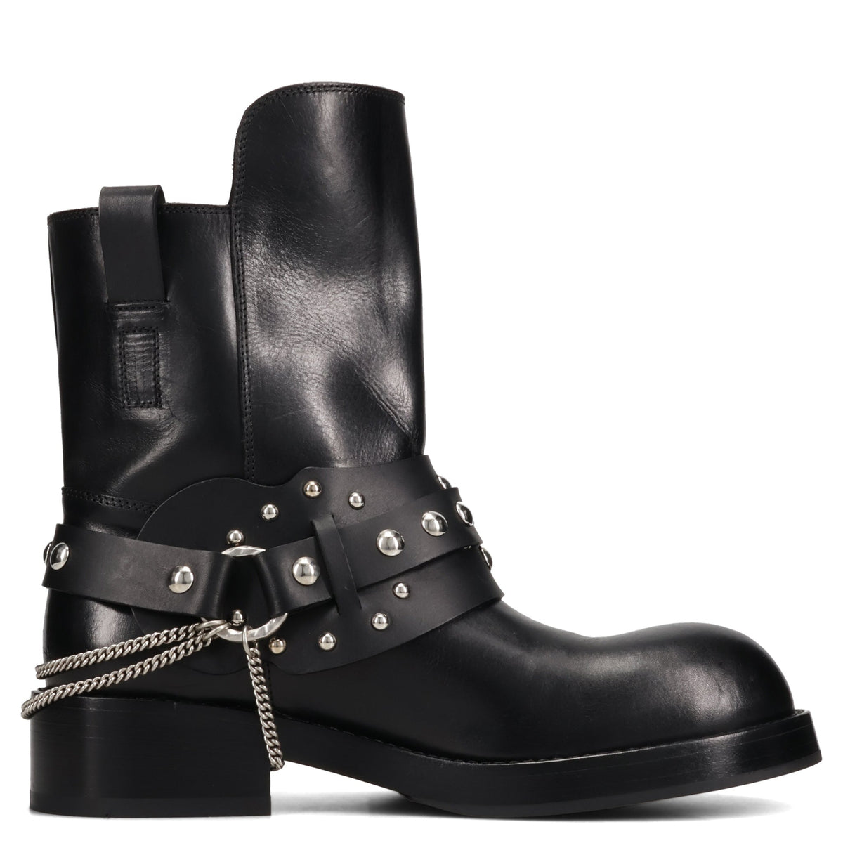 BOA SHORT RIDING BOOTS WITH SPURS / 099:BLACK
