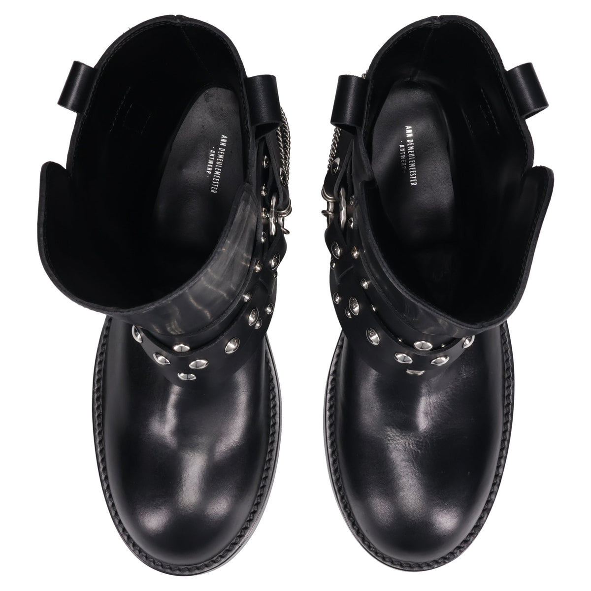 BOA SHORT RIDING BOOTS WITH SPURS / 099:BLACK