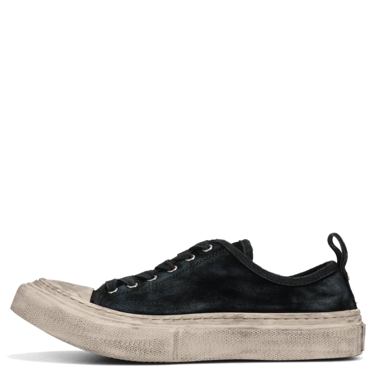 HALLI VULCANIZED LOW-TOP SNEAKERS / D0094:BLACK/CHALK