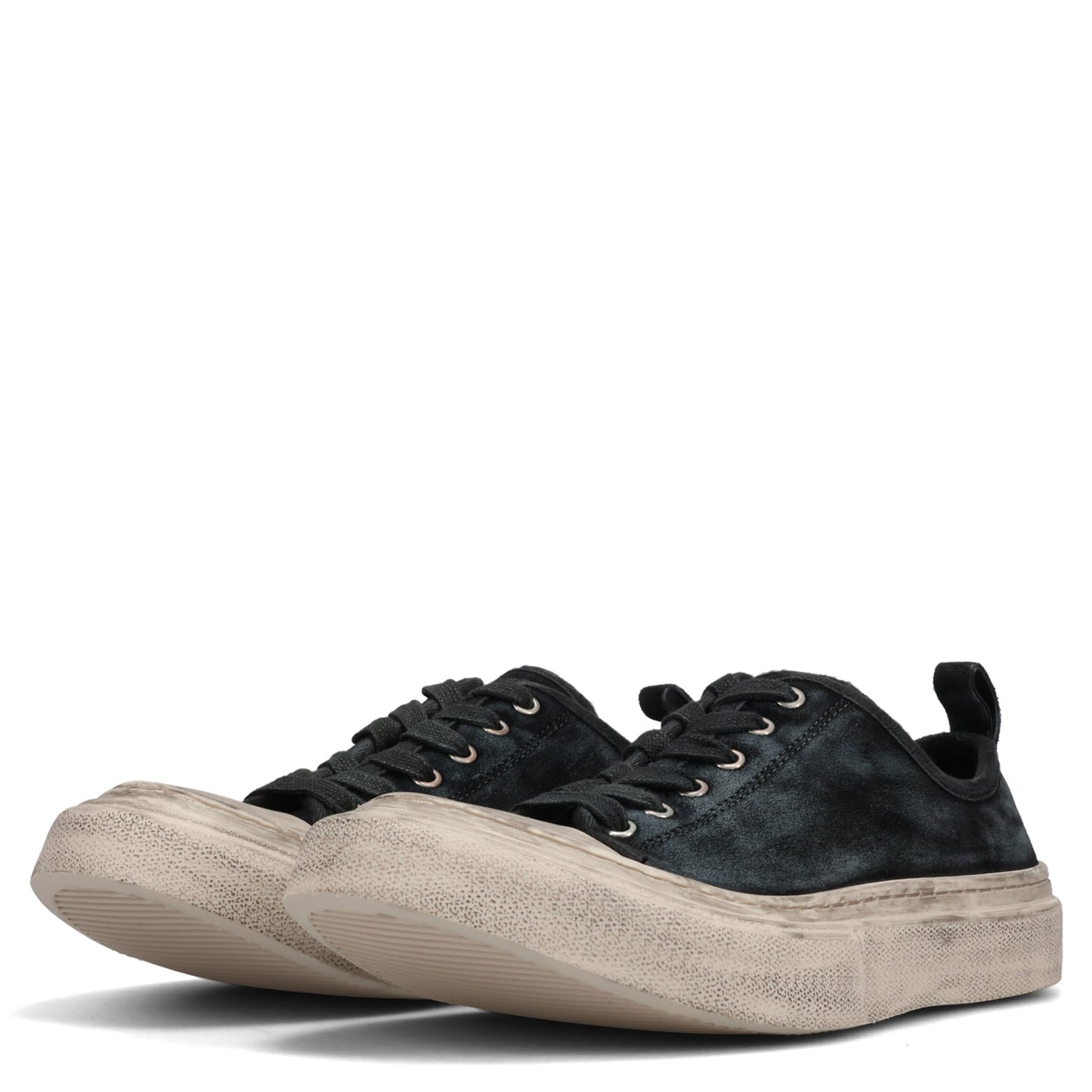 HALLI VULCANIZED LOW-TOP SNEAKERS / D0094:BLACK/CHALK