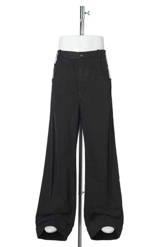 MICHAËL 5-POCKETS HIGH COMFORT TROUSERS / 099:BLACK