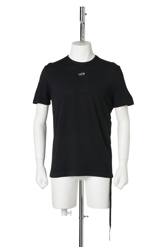 BAPTIST STANDARD FIT T-SHIRT WITH "DUST OF MEMORY" PRINT / 099:BLACK