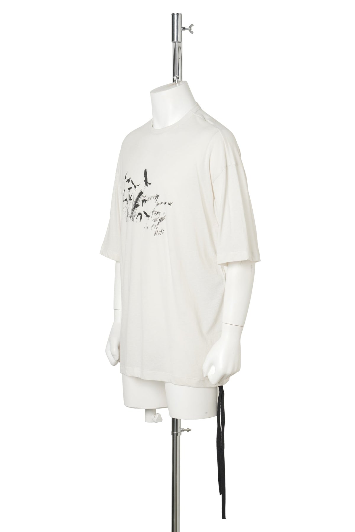 DIETER HIGH COMFORT T-SHIRT WITH BIRD / 003:IVORY