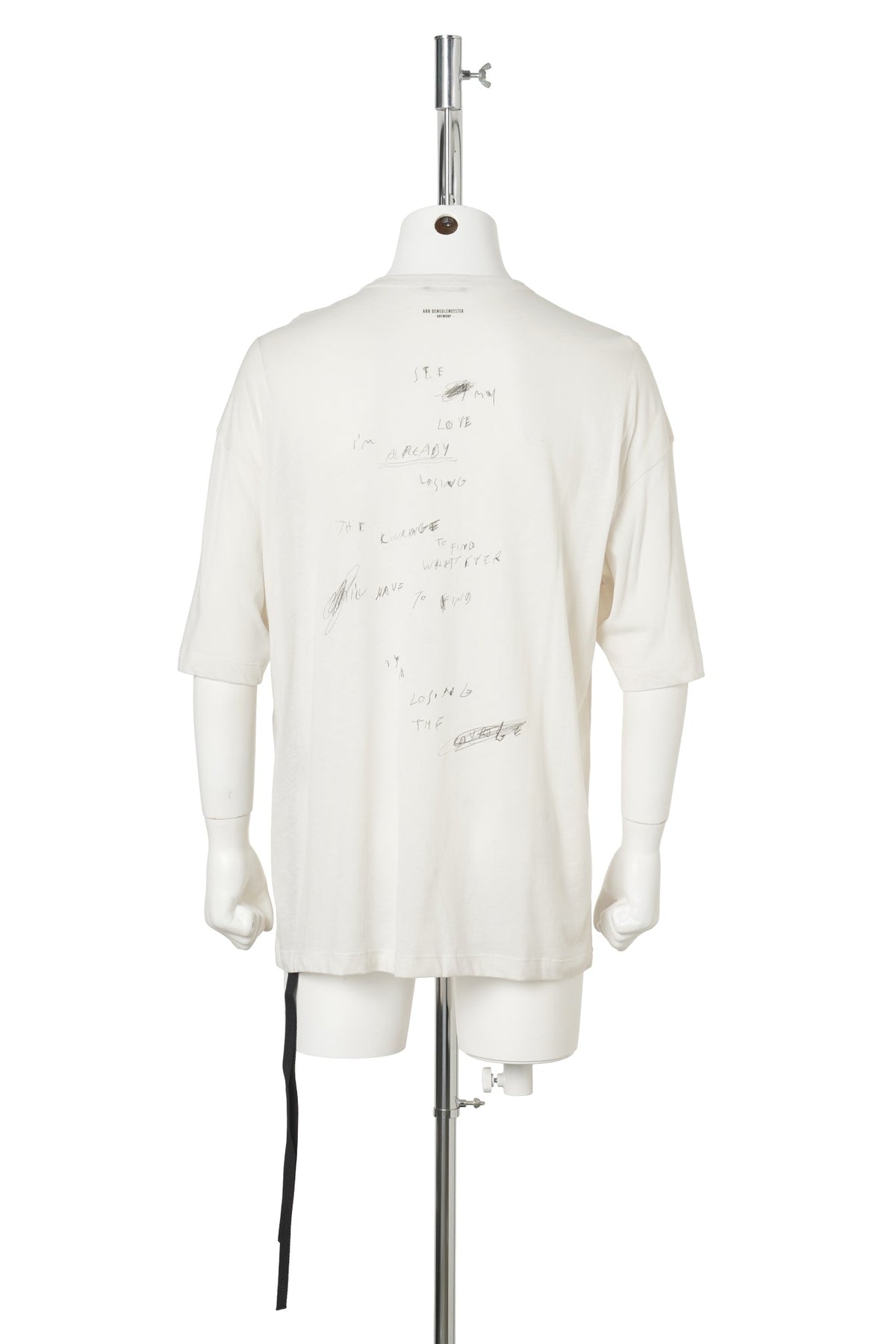 DIETER HIGH COMFORT T-SHIRT WITH BIRD / 003:IVORY