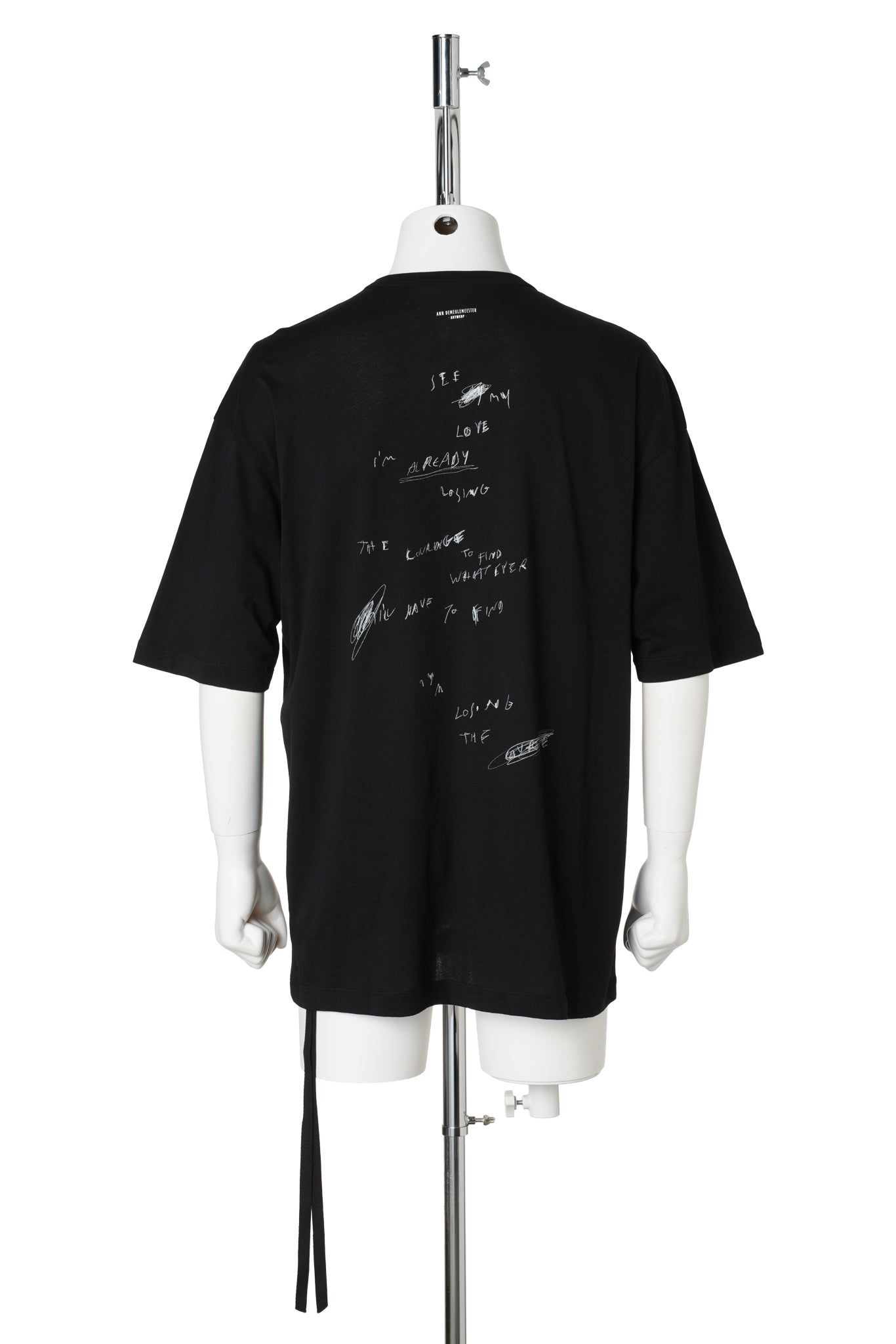DIETER HIGH COMFORT T-SHIRT WITH BIRD / 099:BLACK