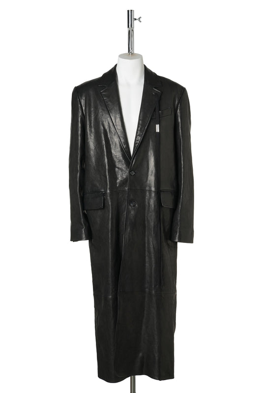 HAKAN STRAIGHT TAILORED COAT / 099:BLACK
