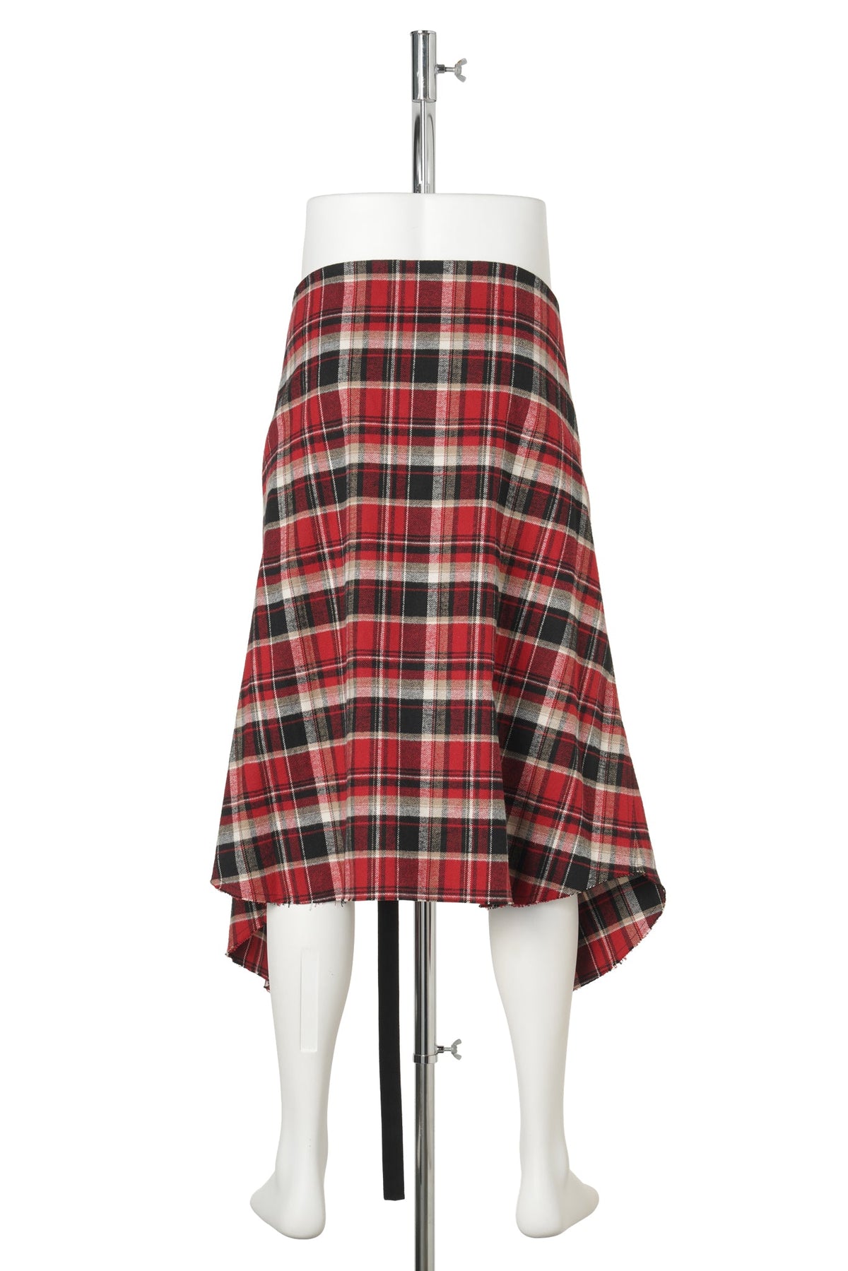 ALDRIK SHIRT APRON / T0913:BLACK/WHITE/RED