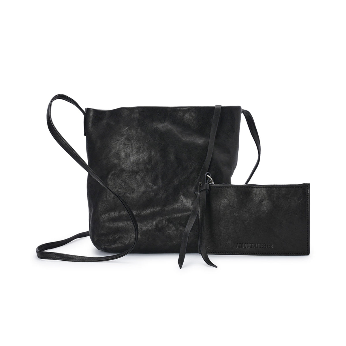 GER MINI SOFT SHOULDER BAG / 099:BLACK