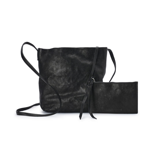GER MINI SOFT SHOULDER BAG / 099:BLACK
