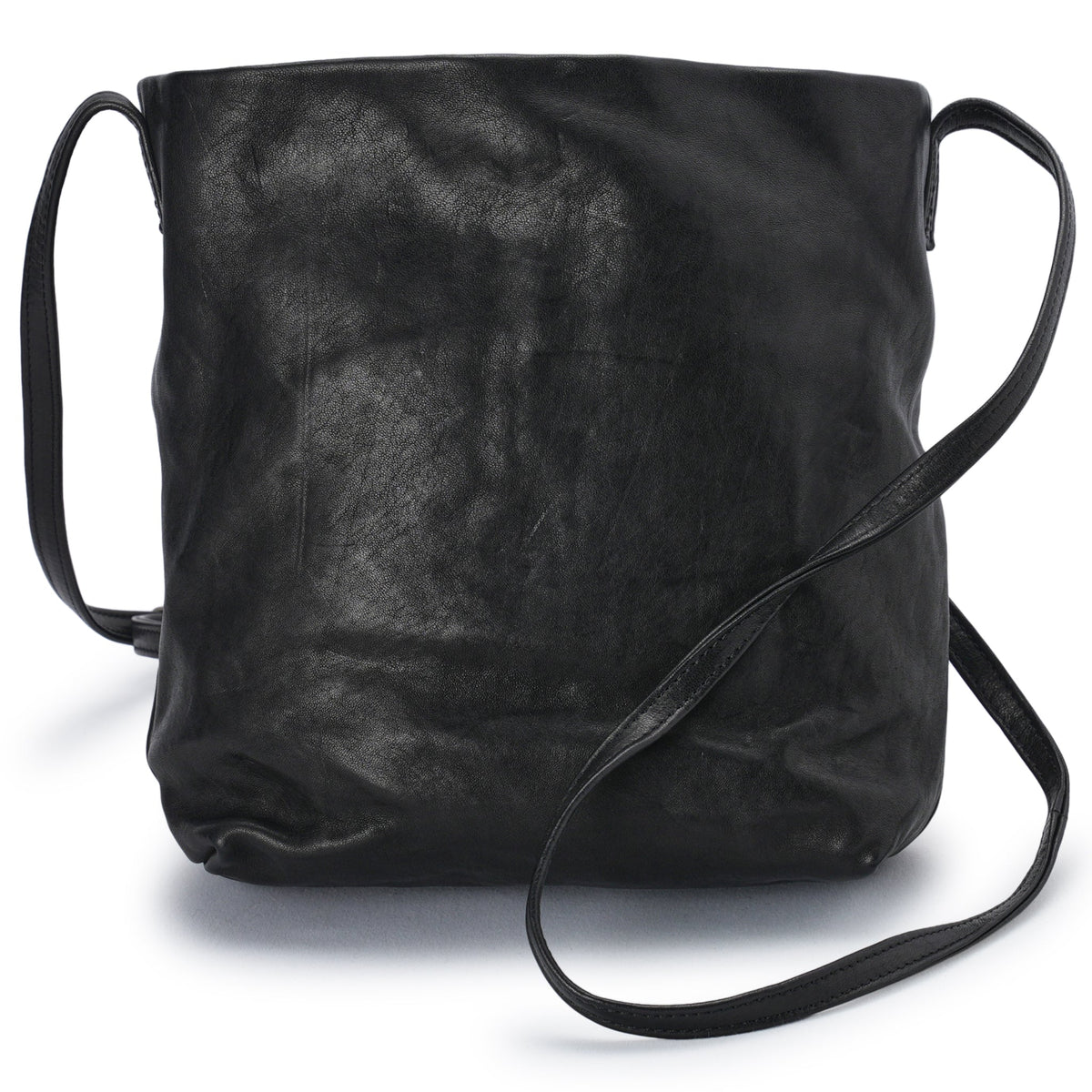 GER MINI SOFT SHOULDER BAG / 099:BLACK