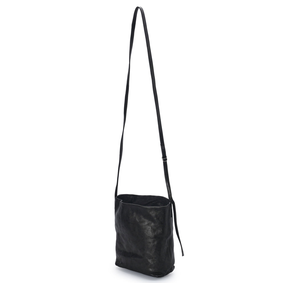 GER MINI SOFT SHOULDER BAG / 099:BLACK