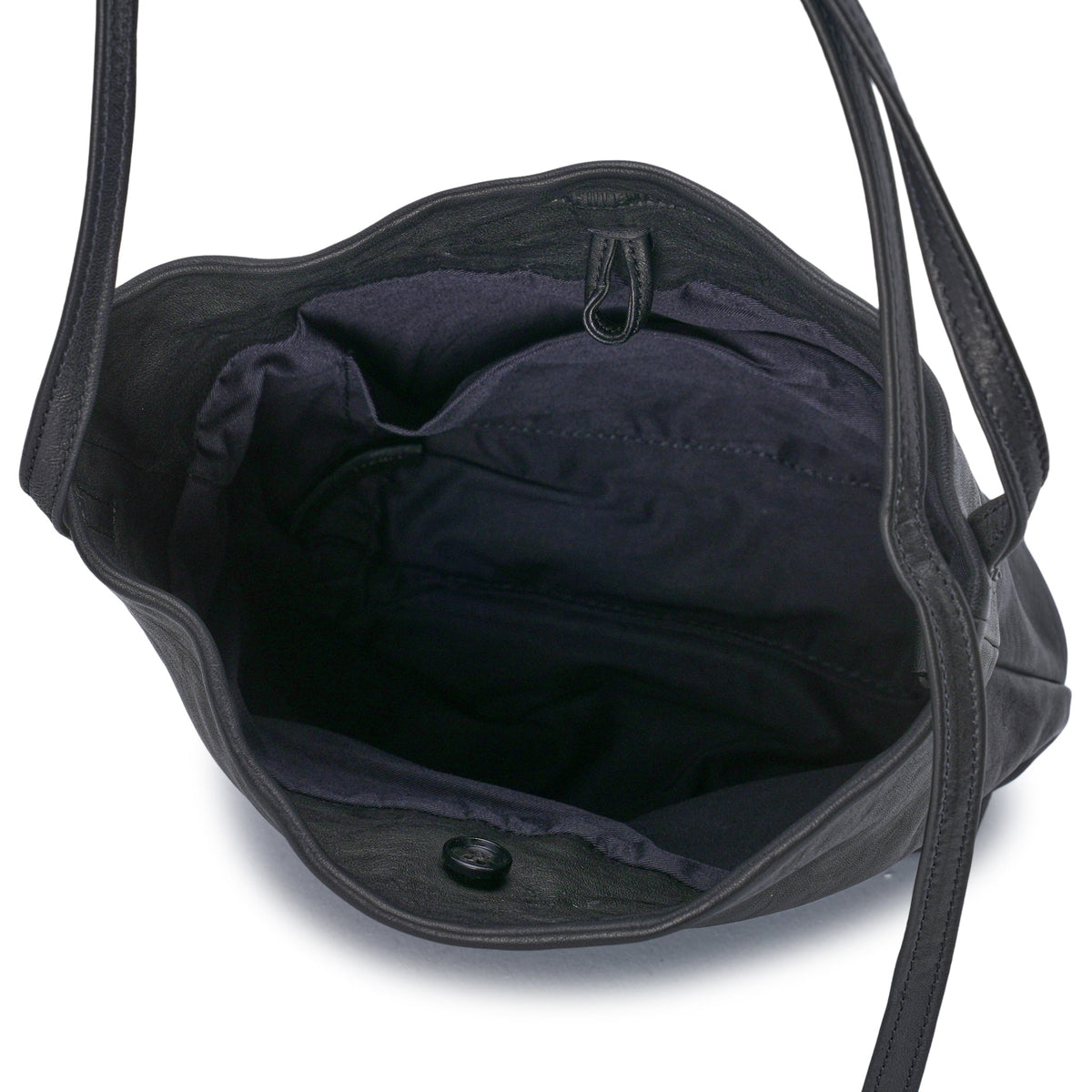 GER MINI SOFT SHOULDER BAG / 099:BLACK