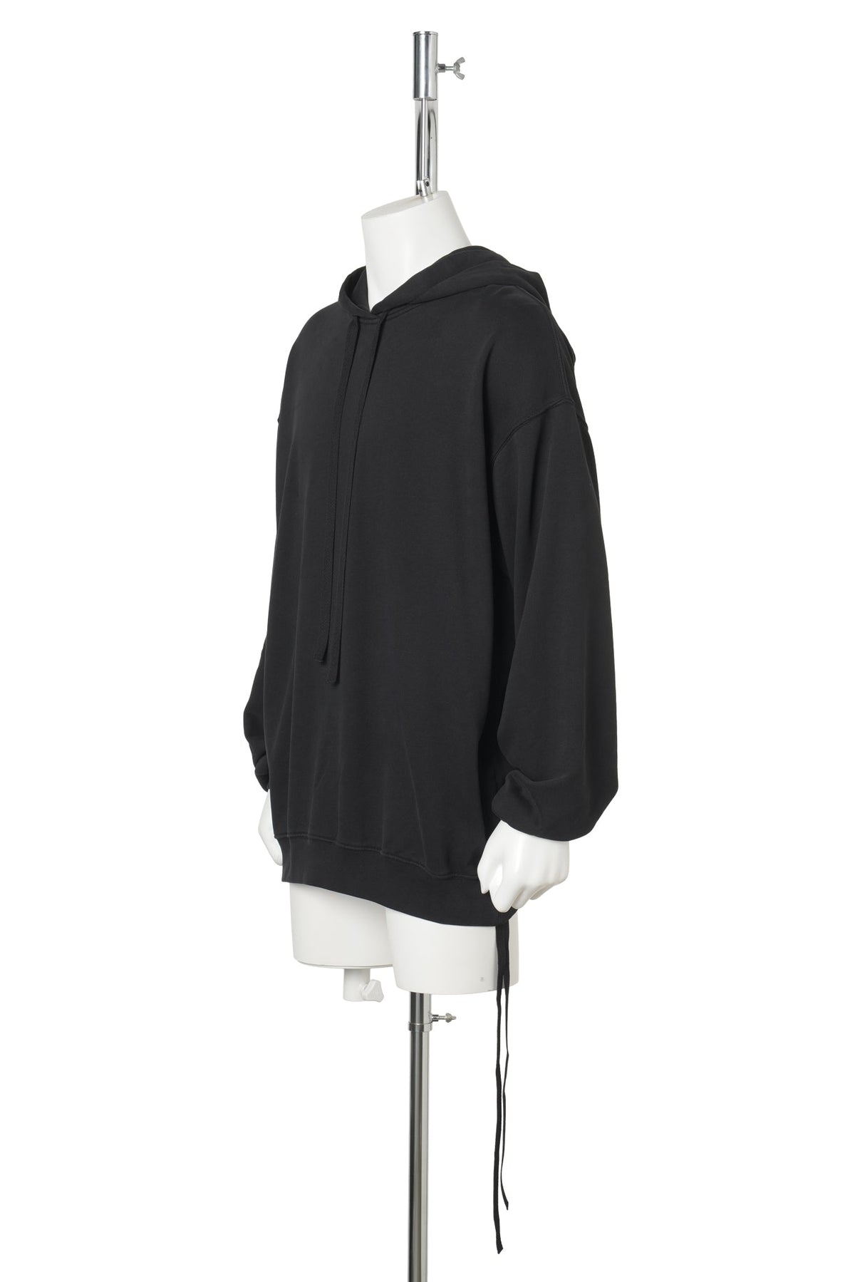CARA COMFORT HOODIE SWEATSHIRT WITH "LOVERS FOREVER" PRINT / 099:BLACK