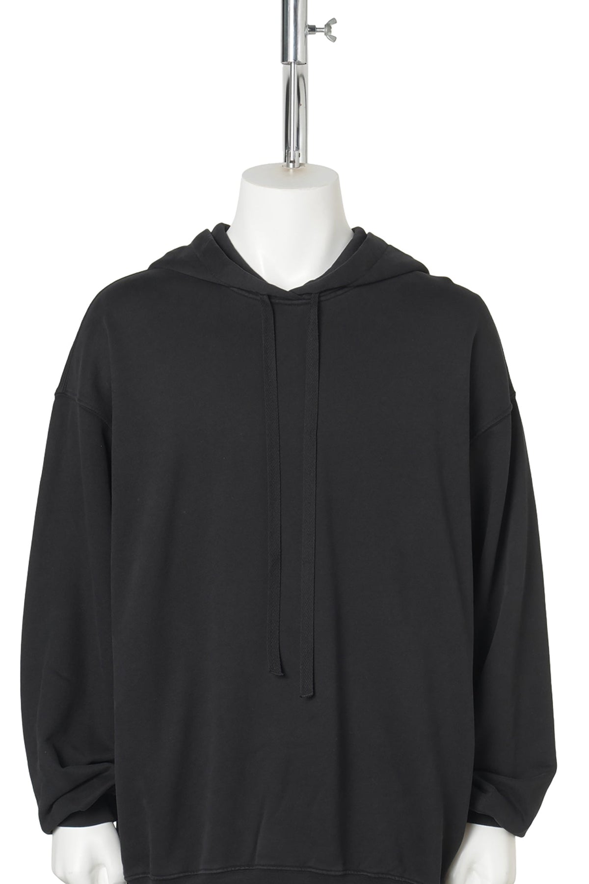 CARA COMFORT HOODIE SWEATSHIRT WITH "LOVERS FOREVER" PRINT / 099:BLACK