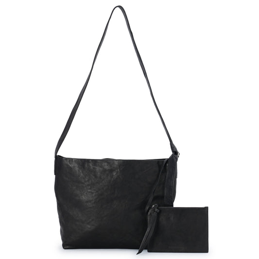 RUNA MEDIUM SOFT SHOULDER BAG / 099:BLACK