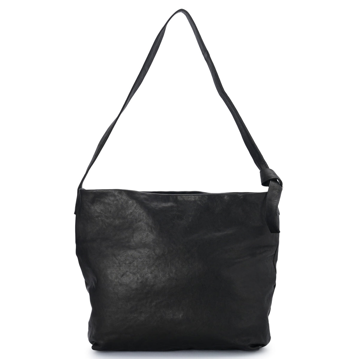 TOSH LARGE SOFT SHOULDER BAG / 099:BLACK