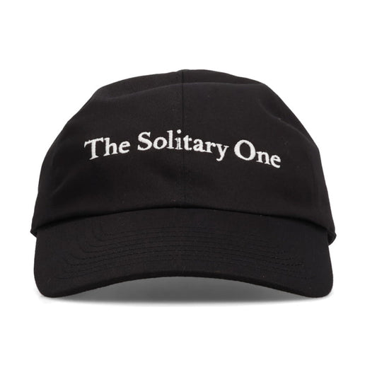 TEM BASEBALL CAP WITH "THE SOLITARY ONE" EMBROIDERY / 099:BLACK