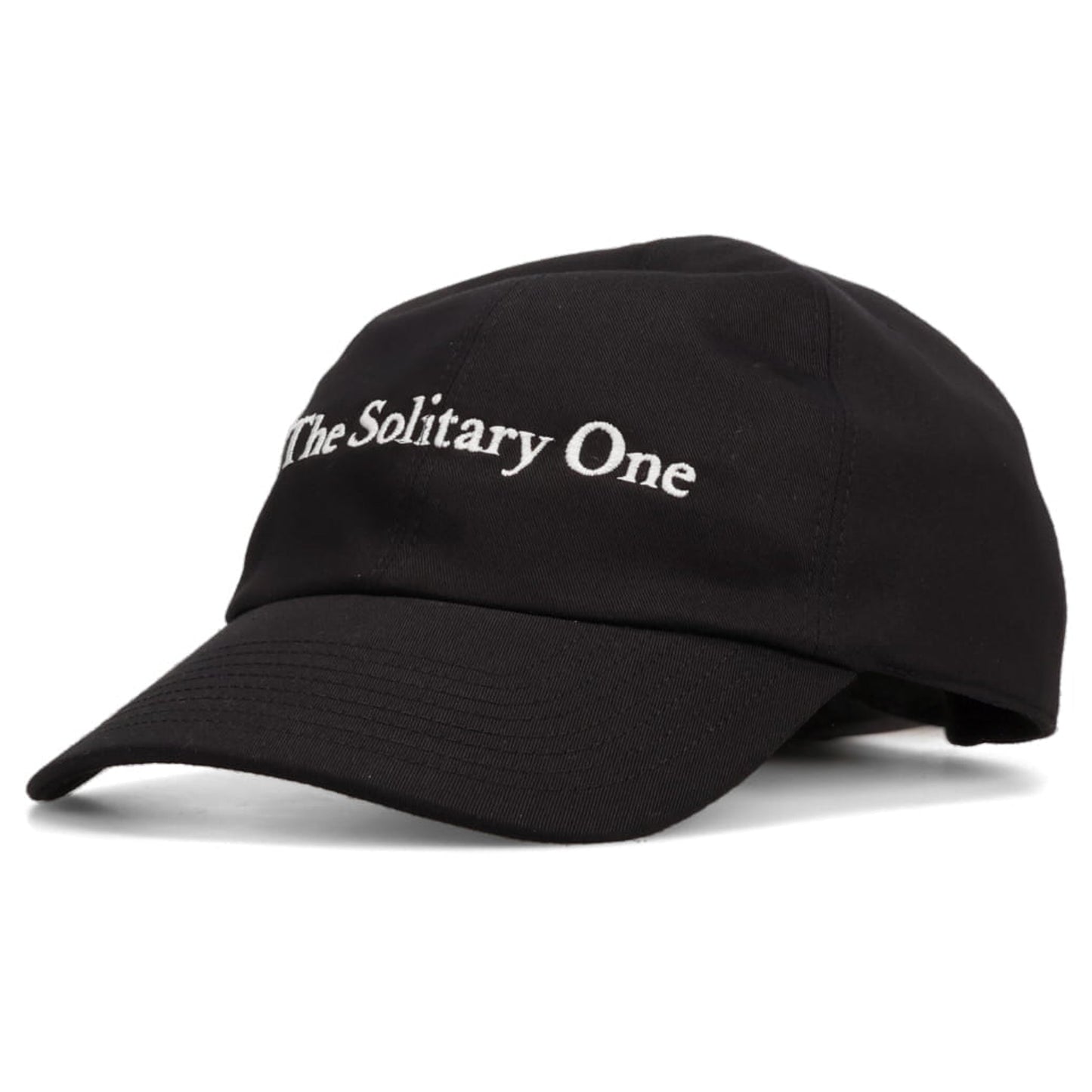TEM BASEBALL CAP WITH "THE SOLITARY ONE" EMBROIDERY / 099:BLACK