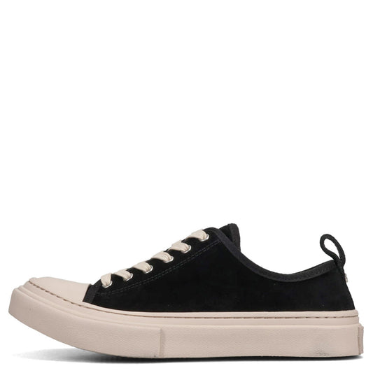 HALLI VULCANIZED LOW-TOP SNEAKERS / D0094:BLACK/CHALK