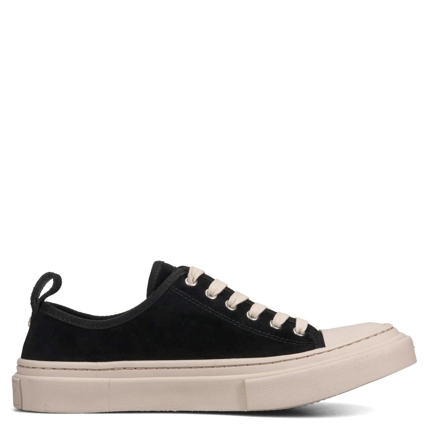 HALLI VULCANIZED LOW-TOP SNEAKERS / D0094:BLACK/CHALK