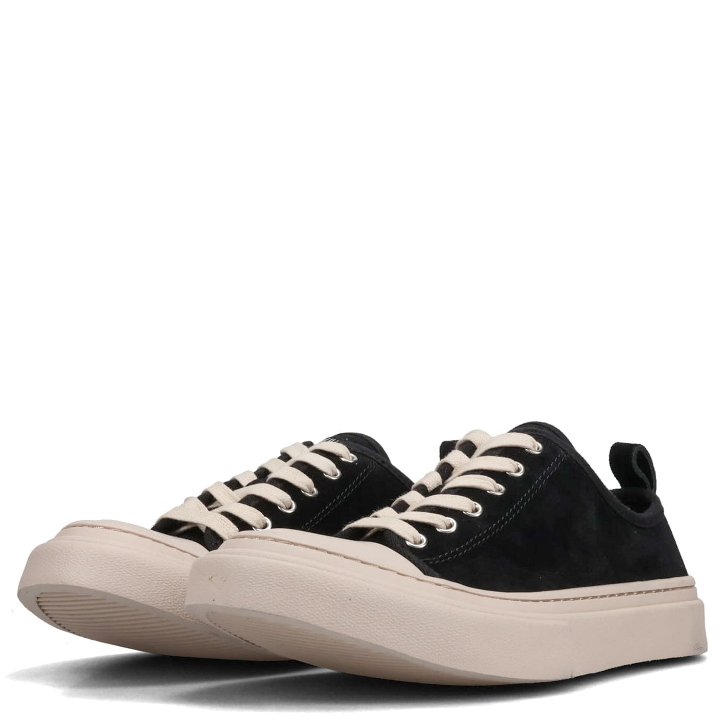HALLI VULCANIZED LOW-TOP SNEAKERS / D0094:BLACK/CHALK