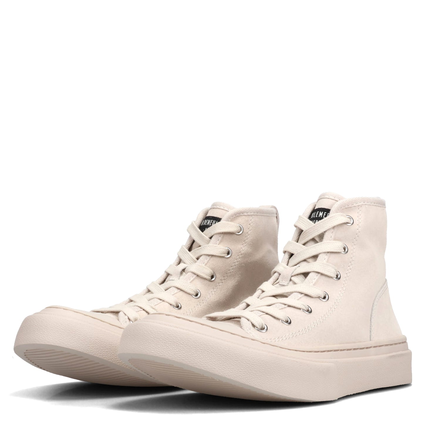 SARIN VULCANIZED MID-TOP SNEAKERS / 004:CHALK