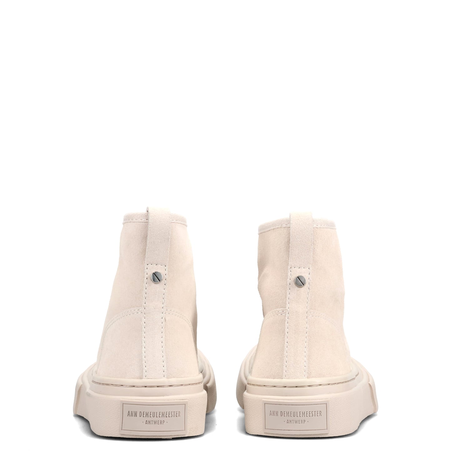 SARIN VULCANIZED MID-TOP SNEAKERS / 004:CHALK