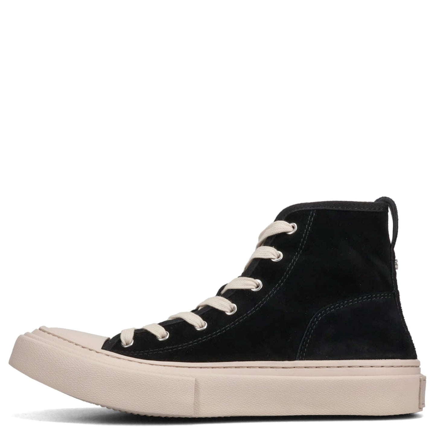 SARIN VULCANIZED MID-TOP SNEAKERS / D0094:BLACK/CHALK