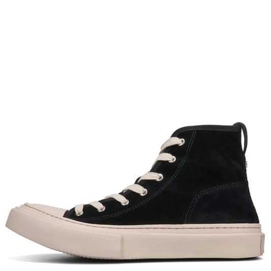 SARIN VULCANIZED MID-TOP SNEAKERS / D0094:BLACK/CHALK