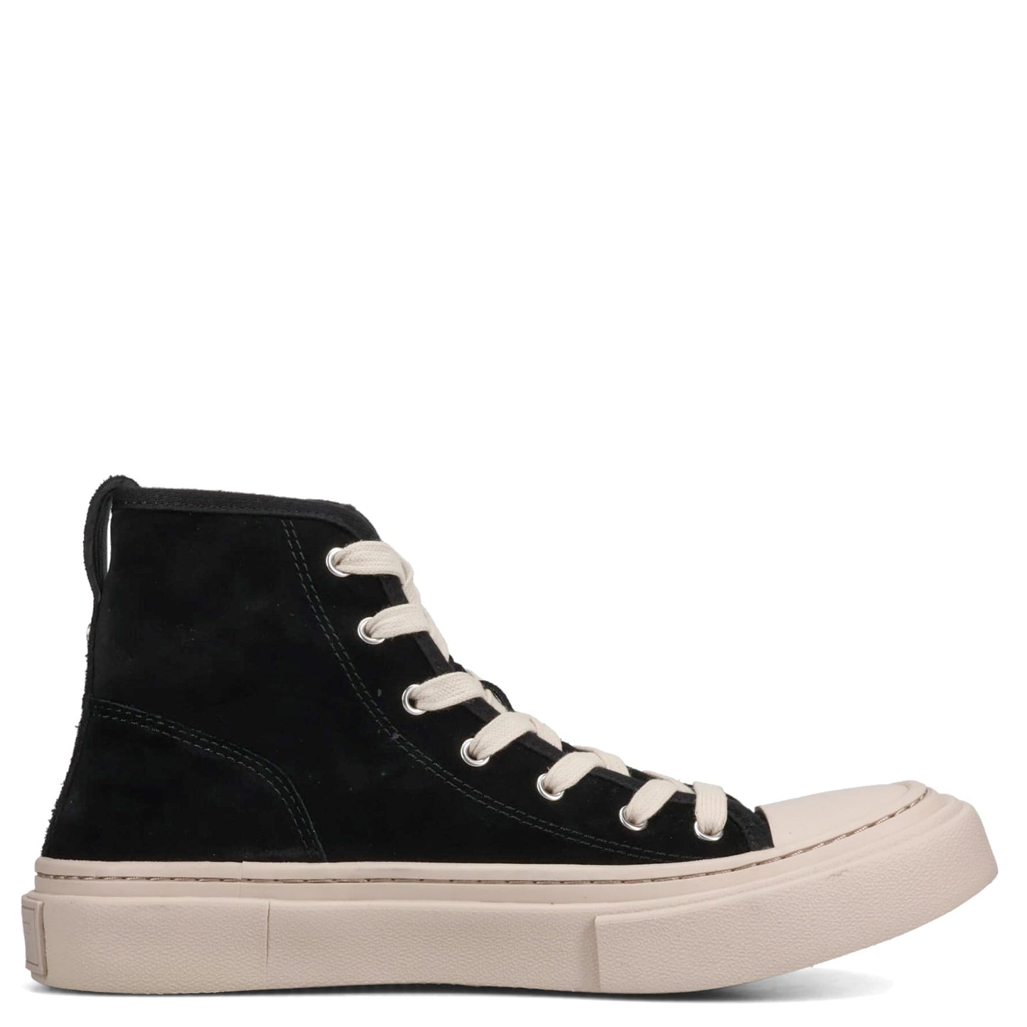SARIN VULCANIZED MID-TOP SNEAKERS / D0094:BLACK/CHALK