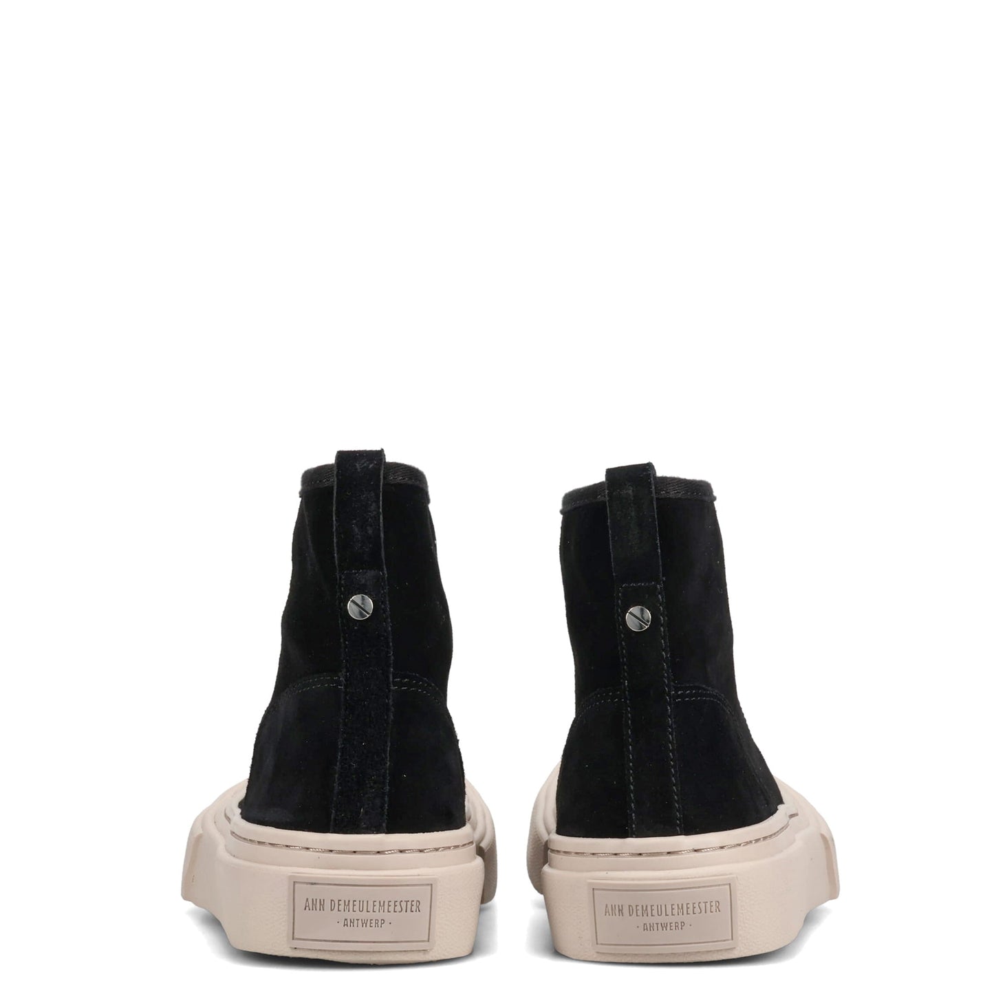 SARIN VULCANIZED MID-TOP SNEAKERS / D0094:BLACK/CHALK