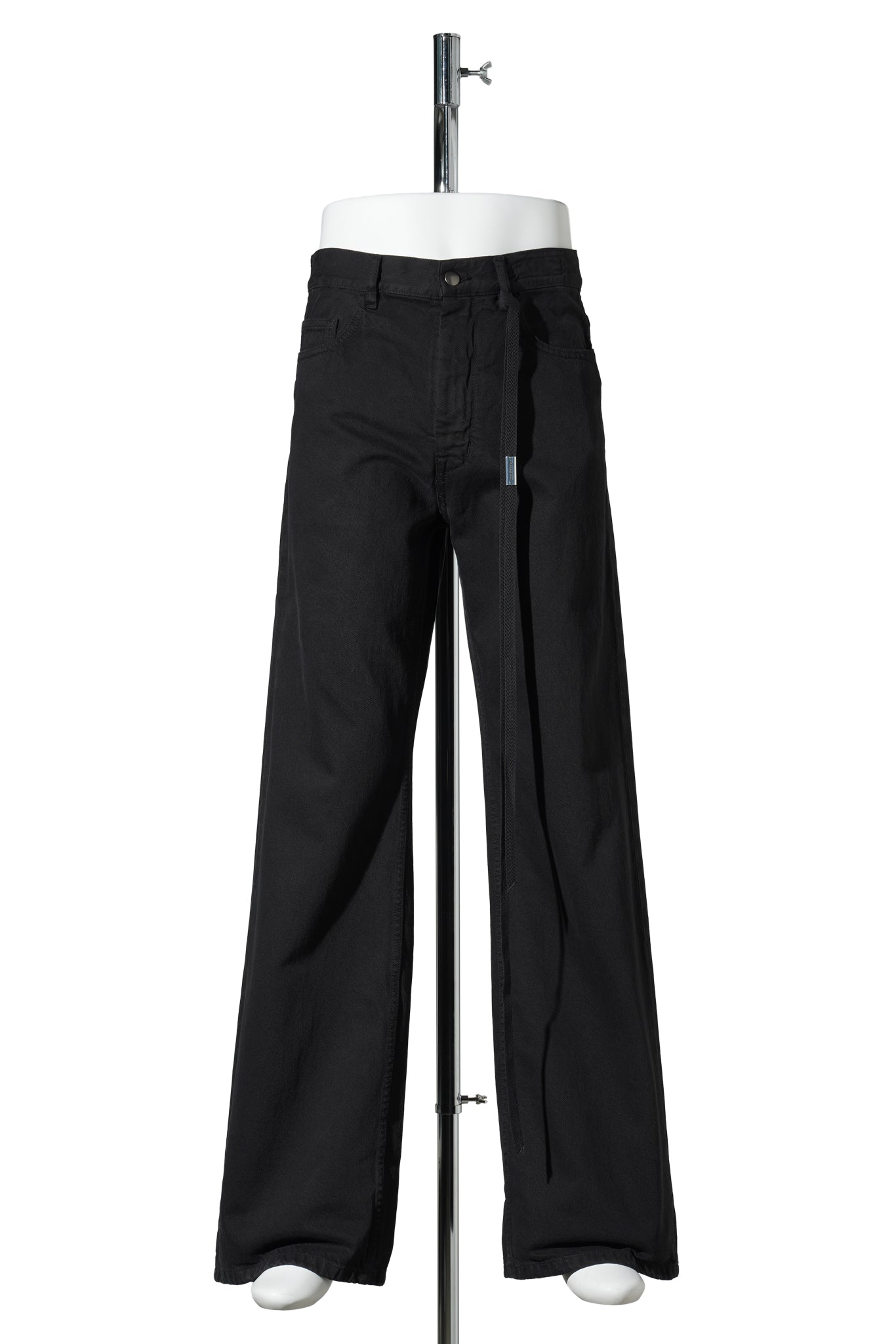 MODEST 5-POCKETS RELAXED BOOTCUT TROUSERS / 099:BLACK