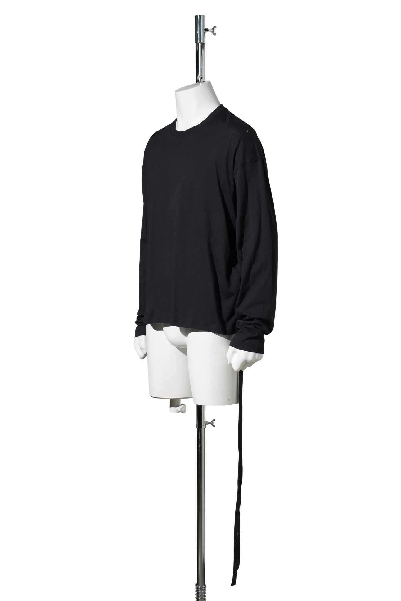 EMIL RELAX FIT BOXY T-SHIRT WITH "HOLLOW SOUND" PRINT / 099:BLACK