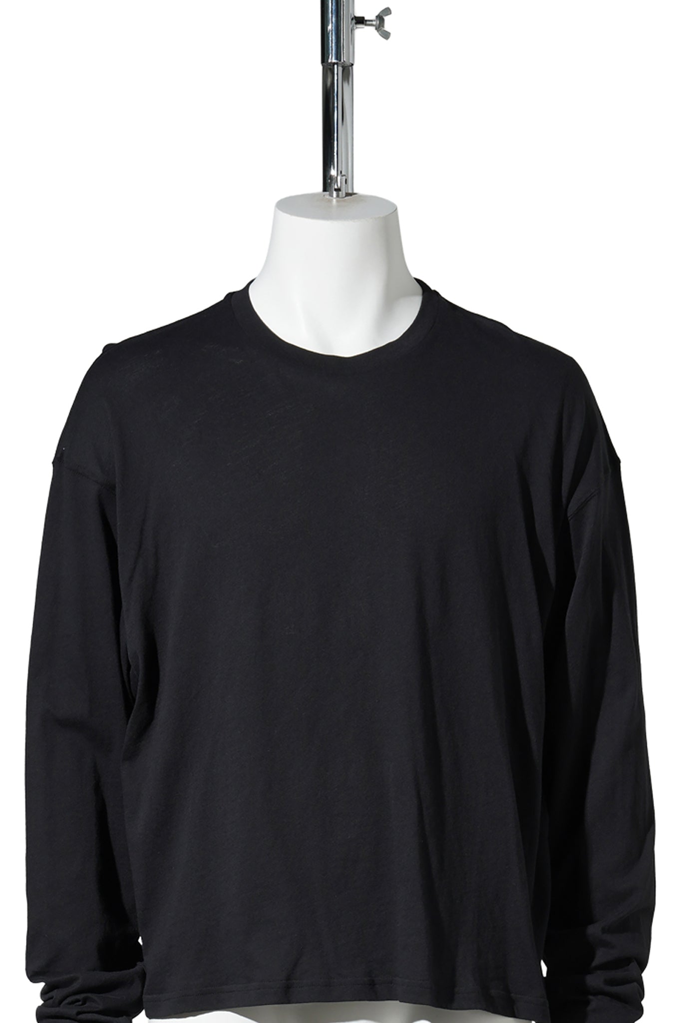 EMIL RELAX FIT BOXY T-SHIRT WITH "HOLLOW SOUND" PRINT / 099:BLACK