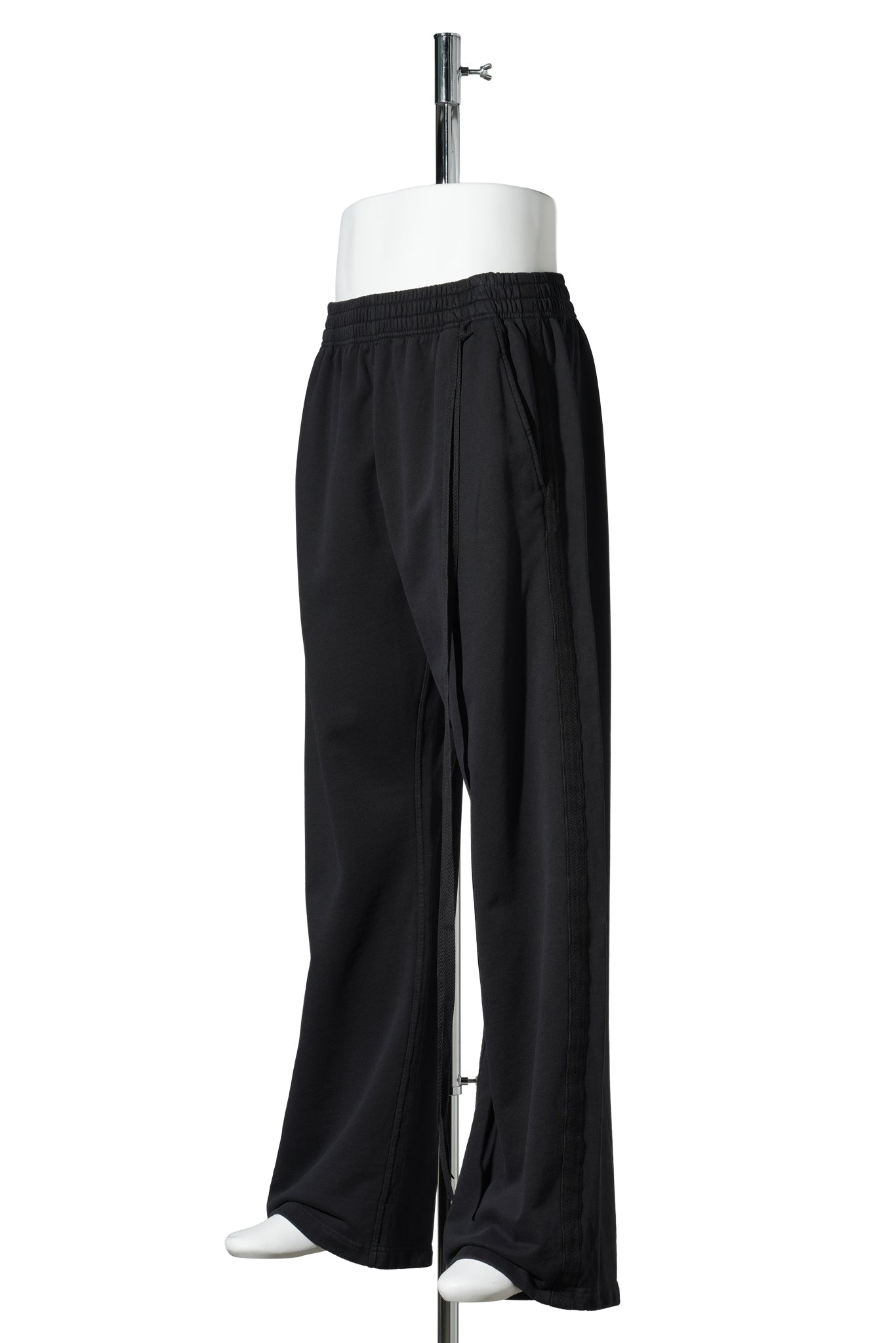 BOAS COMFORT SWEATPANTS WITH HERRINGBONE SIDE BAND / 099:BLACK