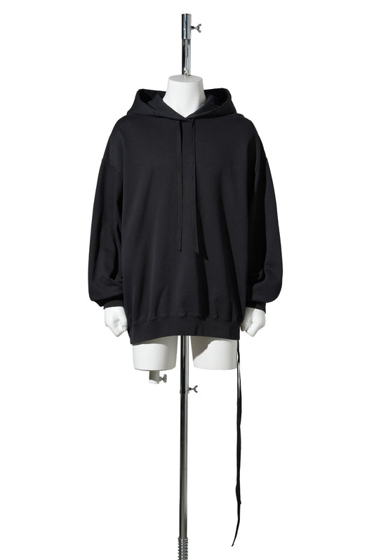 BARDI COMFORT HOODIE SWEATSHIRT WITH "FRAME" PRINT / 099:BLACK