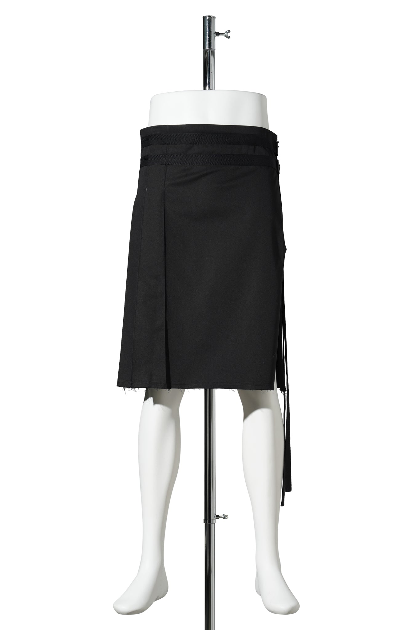 MANE KNEE LENGHT KILT / 099:BLACK