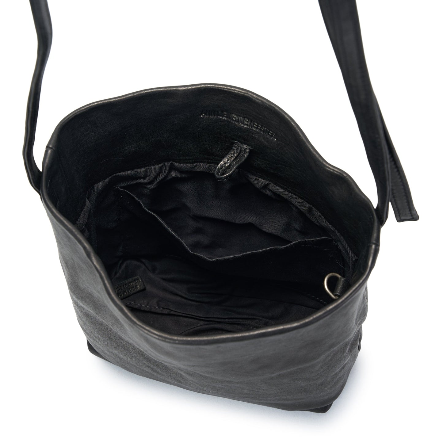 GER MINI SOFT SHOULDER BAG / 099:BLACK