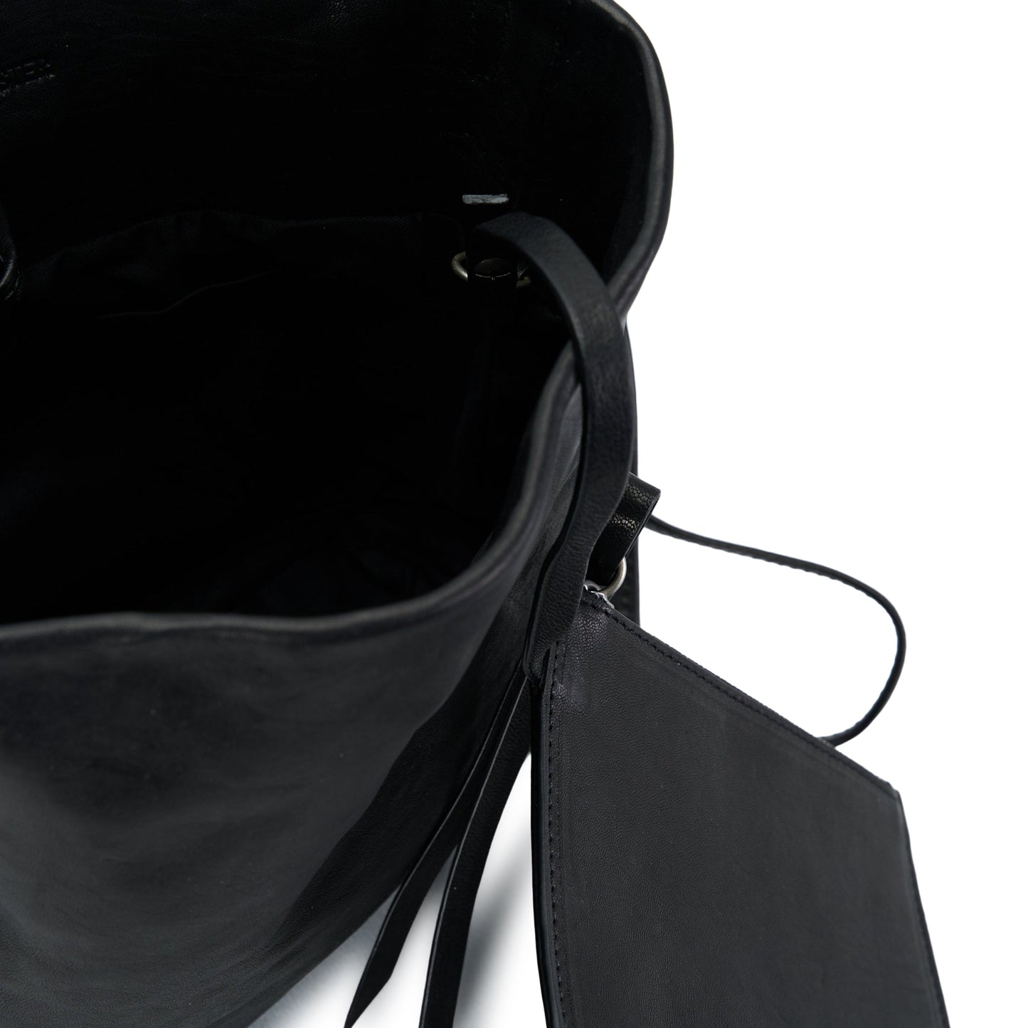 GER MINI SOFT SHOULDER BAG / 099:BLACK