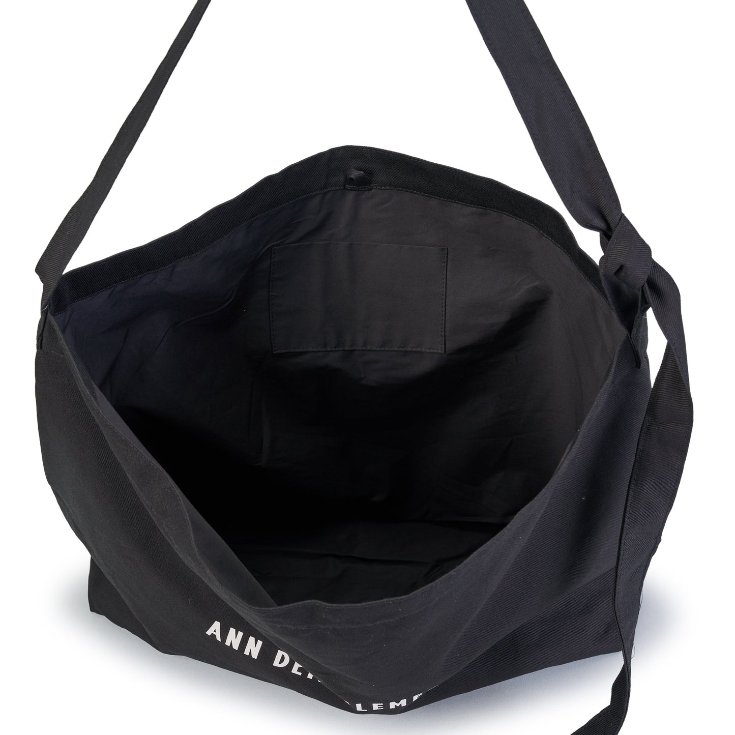 AD LARGE SHOULDER BAG WITH ADJUSTABLE STRAP / 099:BLACK