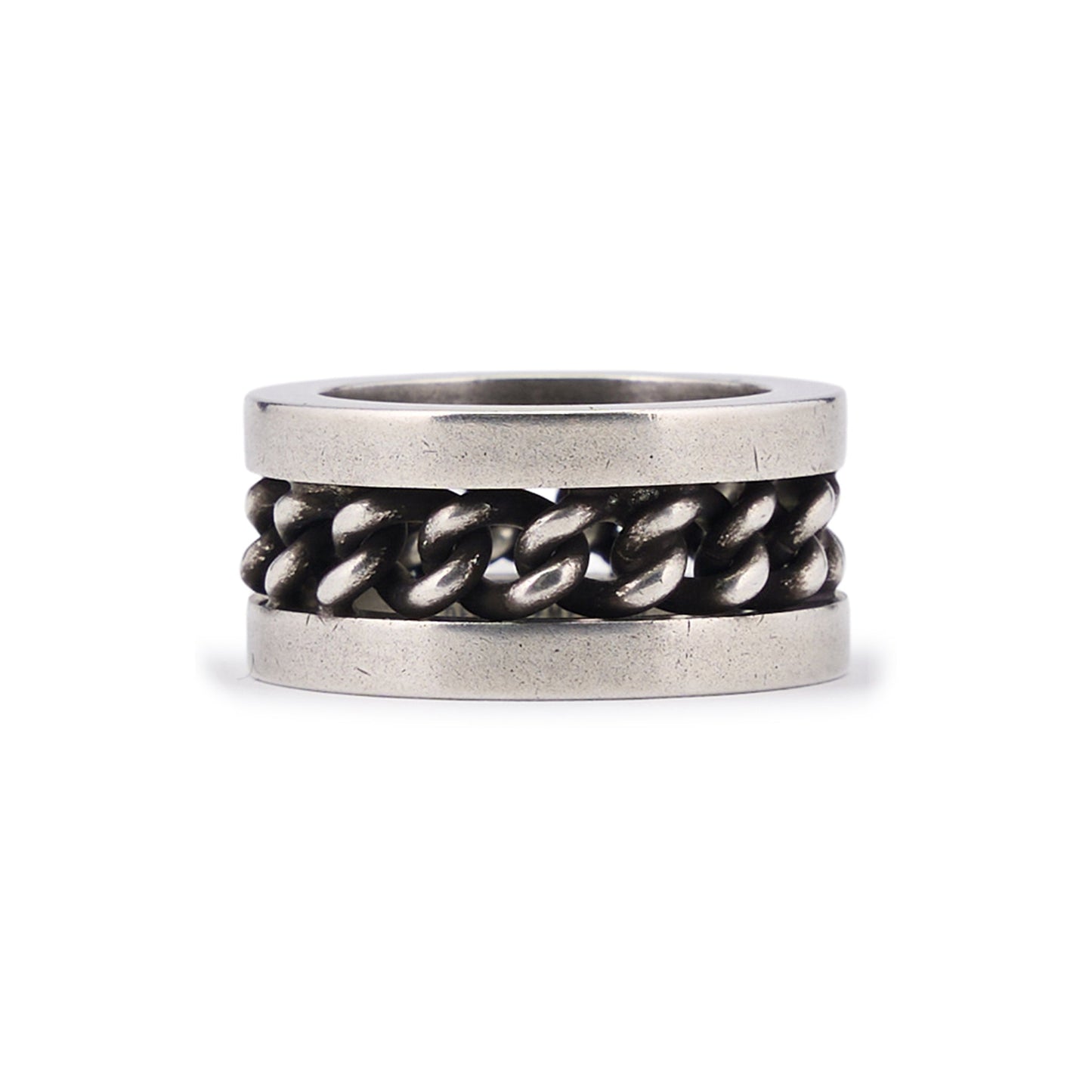 MAREN CHAIN RING / 080:ANTIQUE SILVER