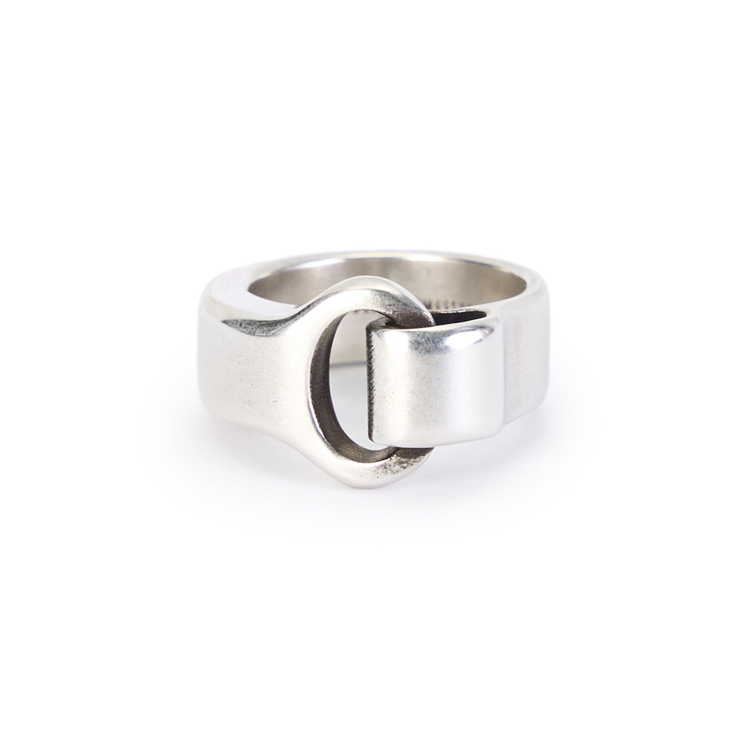 UNE LINK RING / 080:ANTIQUE SILVER