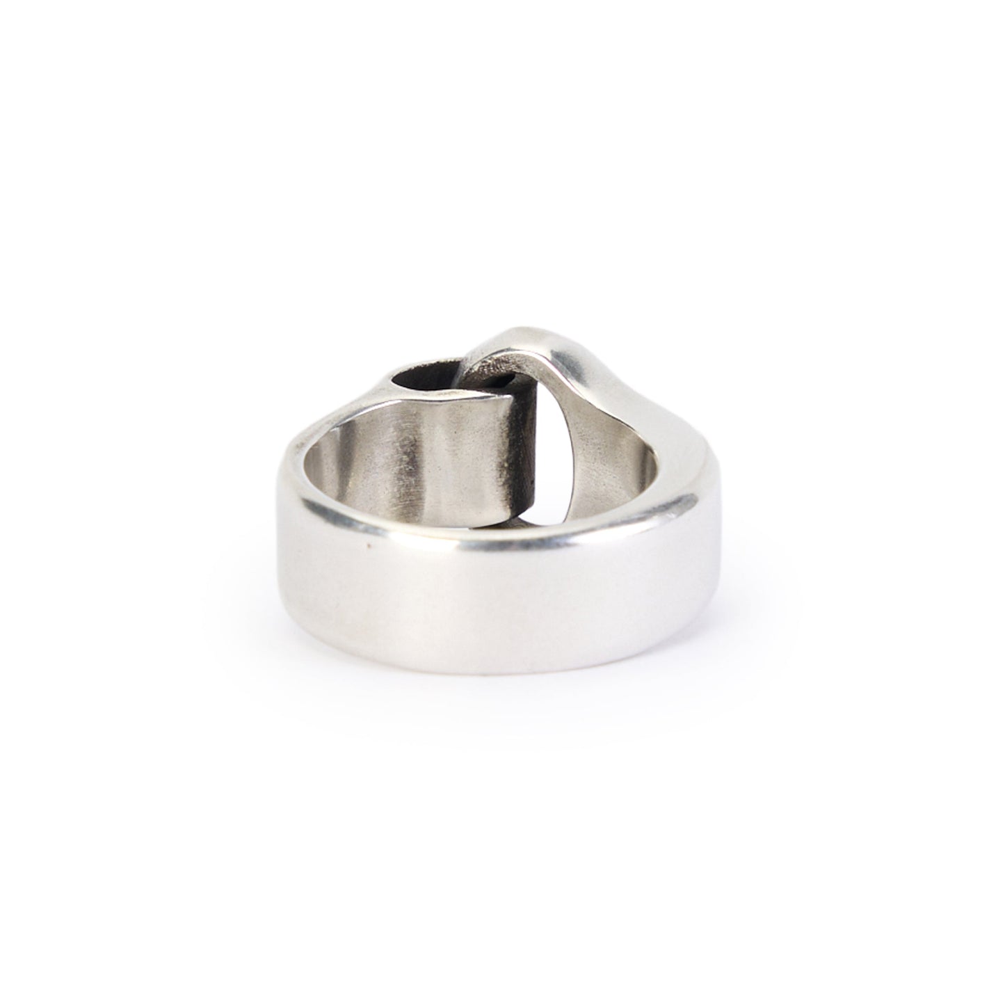 UNE LINK RING / 080:ANTIQUE SILVER